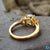 half-moon cut moissanite ring - diamondrensu