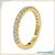 2.00 MM Round Brilliant Cut Three Quarter Moissanite Eternity Wedding Band