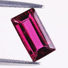 Natural Tourmaline Gemstone, 1.24 CT Emerald Cut October Birthstone for Custom Jewelry