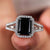 black moissanite engagement ring black moissanite engagement ring