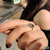 3.98 CT ELegant Cyan Blue Cushion Rose Cut Bezel Set Solitaire Engagement Ring