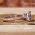 Round Brilliant Cut Lab-Grown Diamond Three-Sided Pavé Shank Ring 2 CT