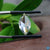 off white moissanite