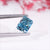 blue color diamond radiant cut