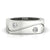 Beautiful Two Stones 0.12 TCW Round Cut Unique Men's Wedding Band Beautiful Two Stones 0.12 TCW Round Cut Unique Men's Wedding Band