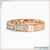 Dazzling 3.00 MM Round Cut Moissanite Channel-Set Eternity Wedding Band
