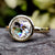 round rose cut moissanite ring - diamondrensu round rose cut moissanite ring - diamondrensu