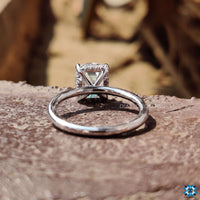 unique moissanite engagement ring - diamondrensu