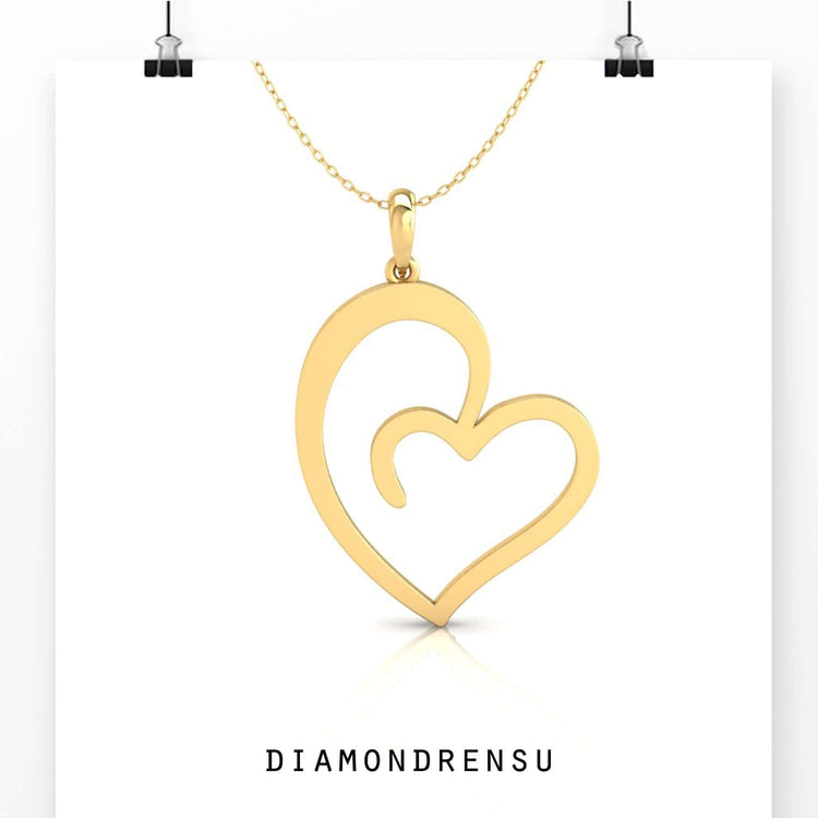 moissanite wedding pendant - diamondrensu