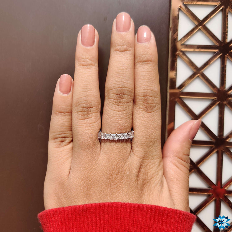moissanite wedding bands - diamondrensu