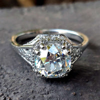 moissanite wedding ring - diamondrensu