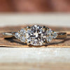 0.81 CT Round Cut Muse Set Lab-Grown Diamond Ring