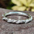moissanite band moissanite band