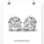 2.00 TCW Round Cut Martini Style Moissanite Wedding Earrings