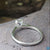 moissanite engagement ring