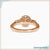 rose gold moissanite engagement ring - diamondrensu