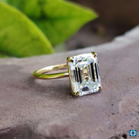 moissanite engagement ring - diamondrensu