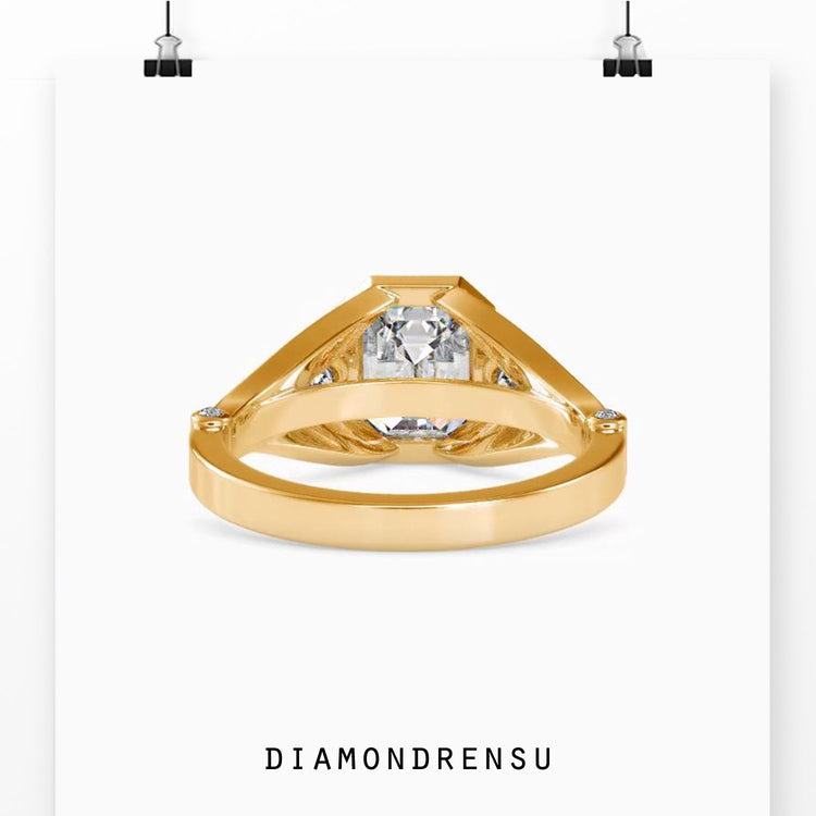 moissanite wedding ring - diamondrensu
