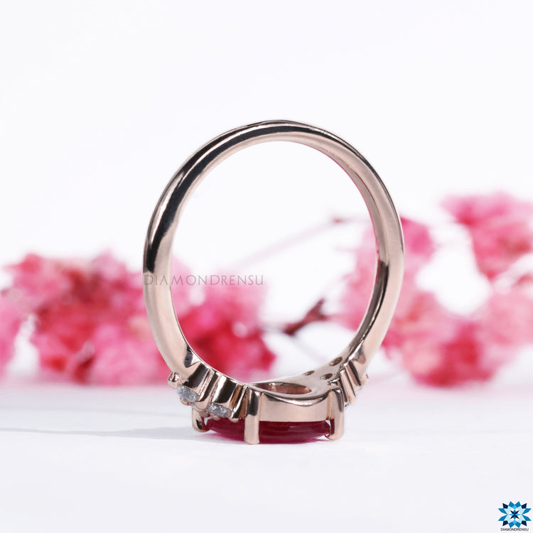 gemstone engagement ring