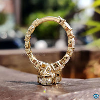 oval engagement ring