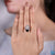 moissanite halo engagement ring - diamondrensu