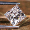 1.30 CT Princess Cut Lab Grown Diamond for Custom Engagement Ring