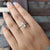 white gold engagement ring - diamondrensu