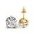 2.00 TCW Round Cut Martini Style Moissanite Wedding Earrings 2.00 TCW Round Cut Martini Style Moissanite Wedding Earrings