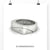 Beautiful Two Stones 0.12 TCW Round Cut Unique Men's Wedding Band