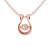 rose gold wedding pendant- diamondrensu
