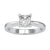Delicate 1.02 CT Princess Cut Moissanite Solitaire Engagement Ring Delicate 1.02 CT Princess Cut Moissanite Solitaire Engagement Ring