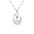 white gold wedding pendant - diamondrensu