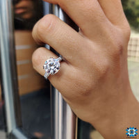 moissanite engagement rings - diamondrensu
