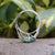 moissanite engagement ring