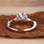 unique lab grown diamond engagement ring