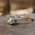Muse 0.65 TCW Round Rose Cut Classic Moissanite Engagement Ring