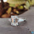 emerald cut moissanite