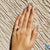 cushion cut moissanite ring - diamondrensu