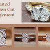 Elongated Cushion Cut Engagement Rings