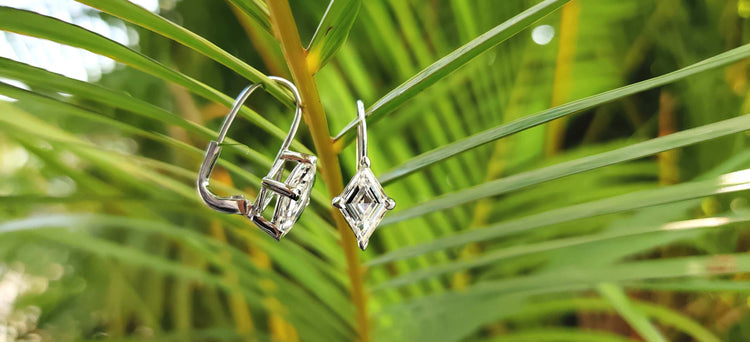 Diamond Studs vs Moissanite Stud Earrings