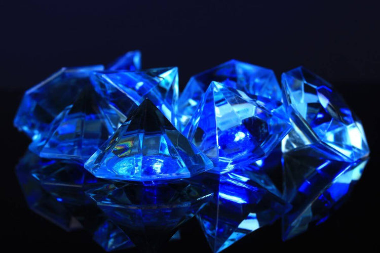 simulated diamonds