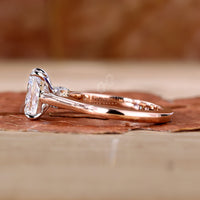Radiant Lab-Grown Diamond Solitaire Ring 1 - 3 CT