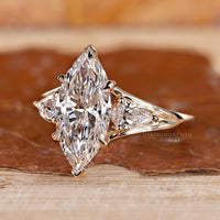 Buy Engagement ring with marquise diamond shape.
