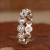Rose Cut Lab-Grown Diamond Vintage Style Ring 1.9 CT