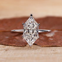 Dutch marquise engagement ring with hidden halo diamond ring.
