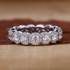 Handmade jewelry for round diamond wedding band.