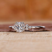 Muse setting ring with double prong setting.
