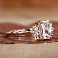 Emerald cut diamond ring by Diamondrensu Australia.
