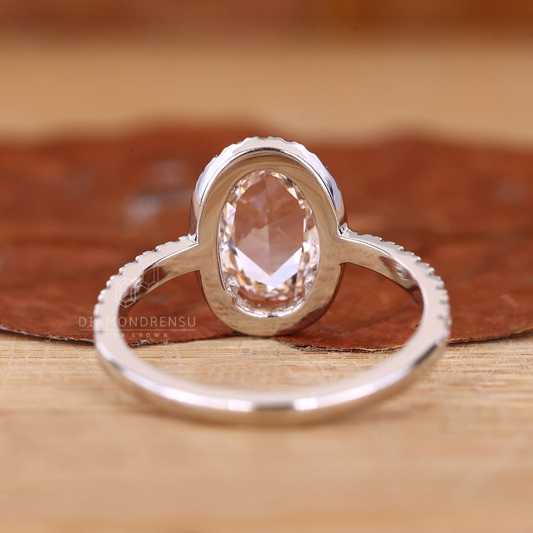 Buy Engagement ring with Oval Rose Cut Engagement Ring.
