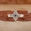 Lozenge Cut Lab-Grown Diamond Solitaire Ring 1 - 2 CT